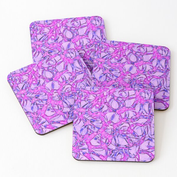 Item preview, Curls and Tangles Abstract in Purples designed and sold by Karen Simon.
