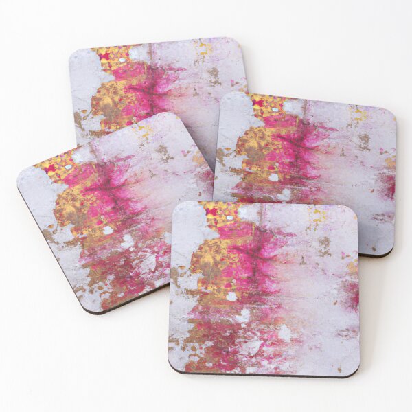 Item preview, Subtle Abstract Art - Color Field - Pink, White and Gold designed and sold by Inomaly Art.