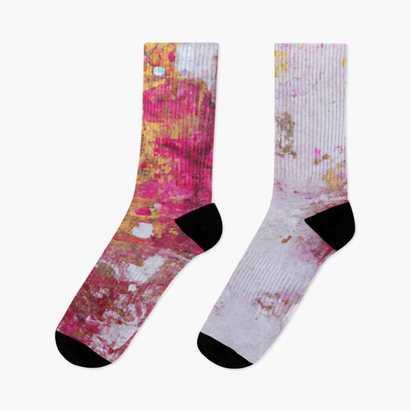 Item preview, Subtle Abstract Art - Color Field - Pink, White and Gold designed and sold by Inomaly Art.