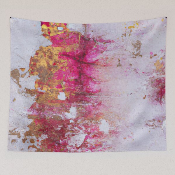 Item preview, Subtle Abstract Art - Color Field - Pink, White and Gold designed and sold by Inomaly Art.