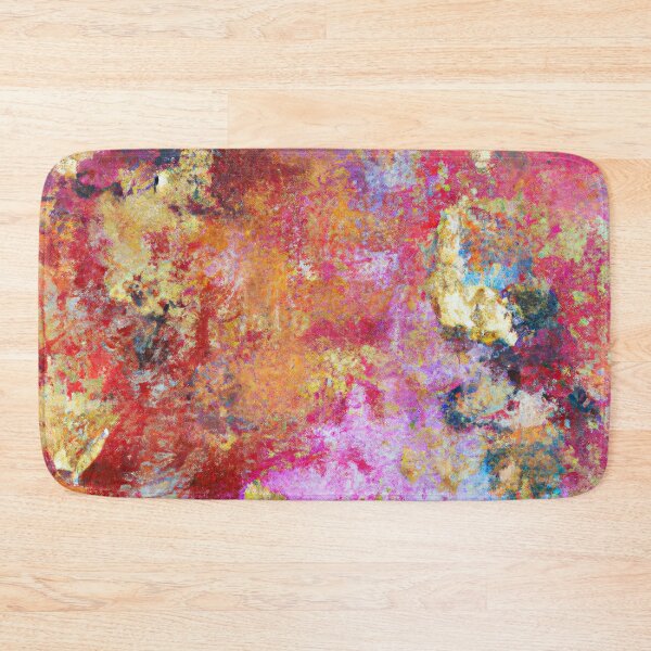 Item preview, Abstract Painting in Pink, Red, Purple and Gold designed and sold by Inomaly Art.
