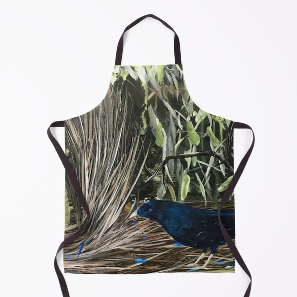 Item preview, Amazing Birds, Satin Bowerbird Art, Decorative Wildlife Painting By Lisa Kirwan designed and sold by KirwanArt.