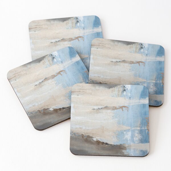 Item preview, Abstract Colorfield Art - Blue, Grey and Beige designed and sold by Inomaly Art.