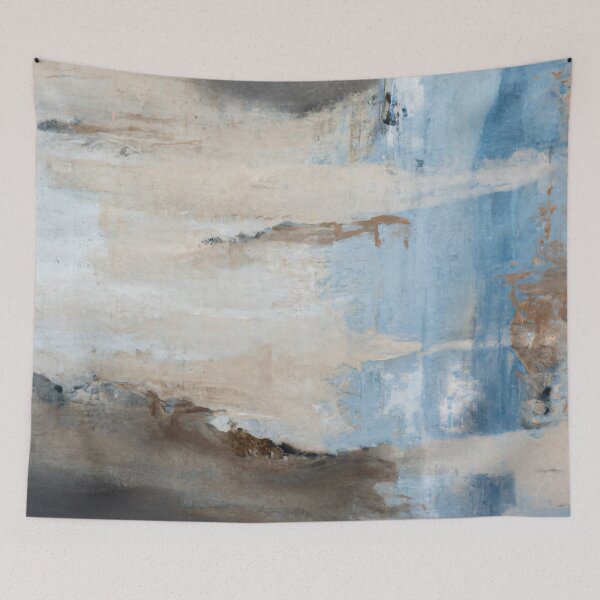 Item preview, Abstract Colorfield Art - Blue, Grey and Beige designed and sold by Inomaly Art.