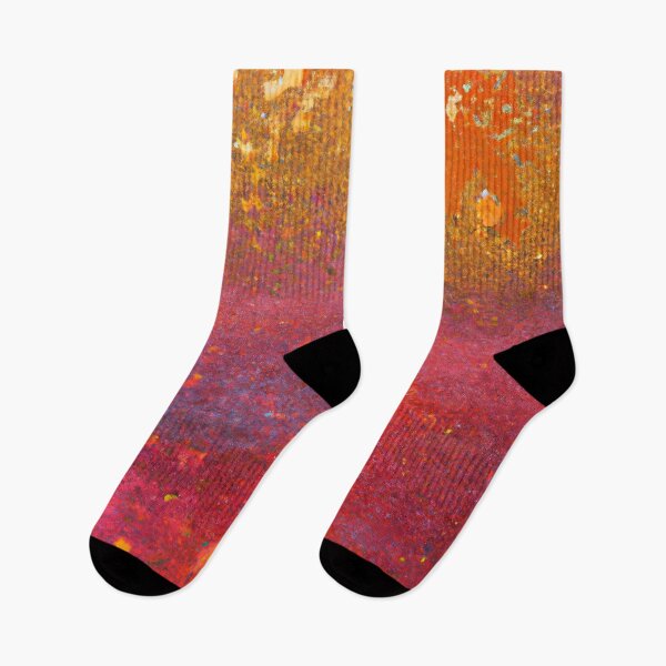 Item preview, Abstract art - Color Field - Rich Red, Pink, Purple and Gold designed and sold by Inomaly Art.