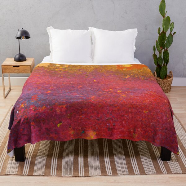 Item preview, Abstract art - Color Field - Rich Red, Pink, Purple and Gold designed and sold by Inomaly Art.
