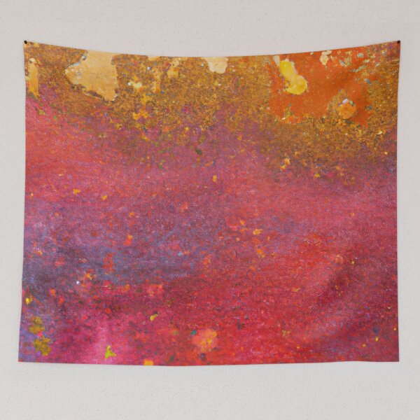 Item preview, Abstract art - Color Field - Rich Red, Pink, Purple and Gold designed and sold by Inomaly Art.