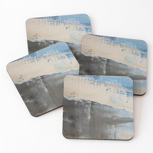 Item preview, Abstract Painting - Color Field - Blue, Beige and Black designed and sold by Inomaly Art.