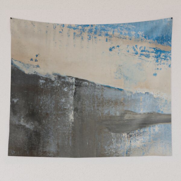 Item preview, Abstract Painting - Color Field - Blue, Beige and Black designed and sold by Inomaly Art.