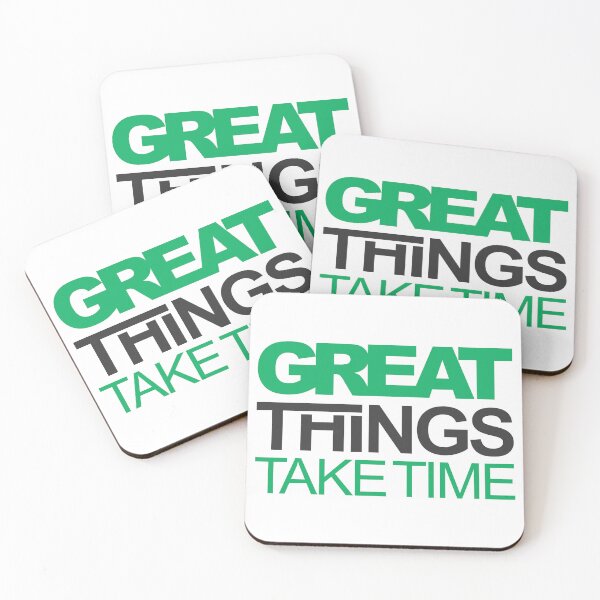 Item preview, Great things take time designed and sold by HM-TeePlanet.