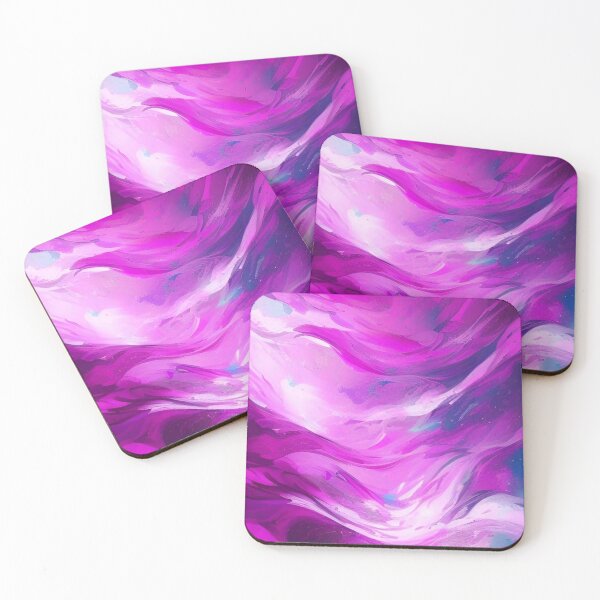 Item preview, Awesome Colorful Purple Marble Abstract Art designed and sold by CattlettArt.