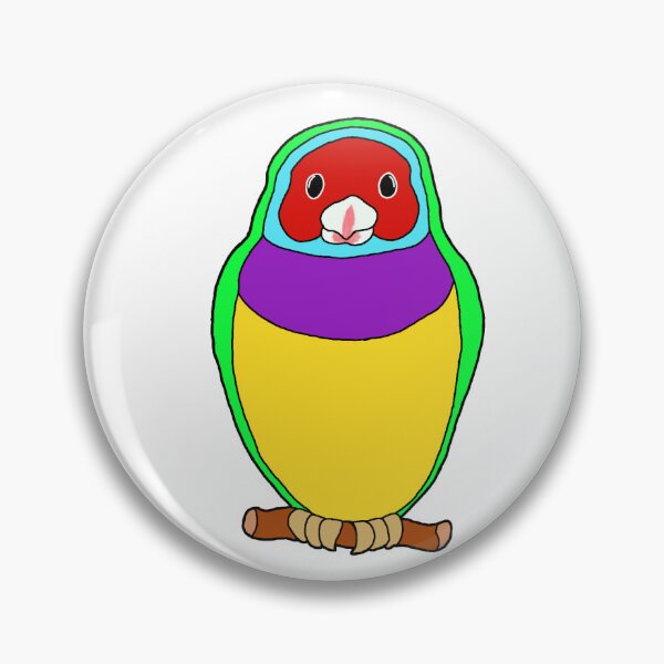Item preview, Gouldian finch designed and sold by Wyverntales.