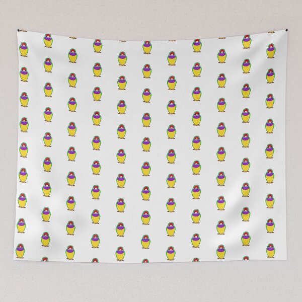 Item preview, Gouldian finch designed and sold by Wyverntales.