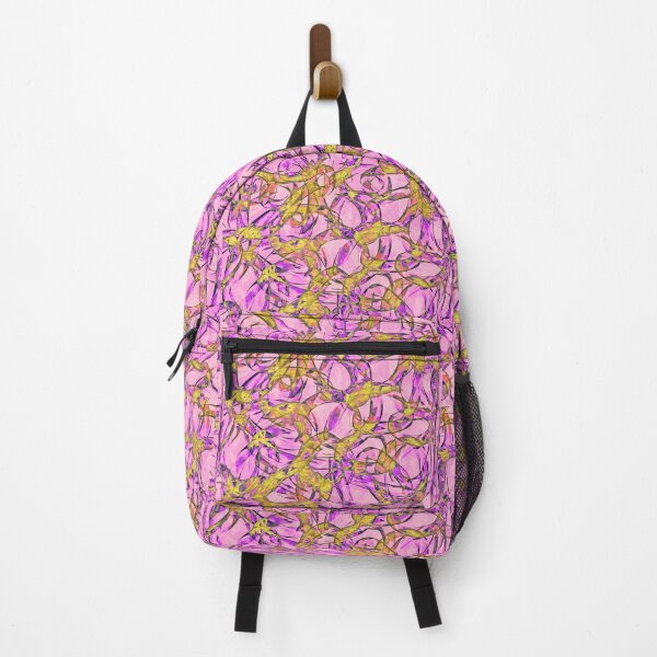 Item preview, Curls and Tangles Abstract Pattern Pink Purple Yellow designed and sold by Karen Simon.