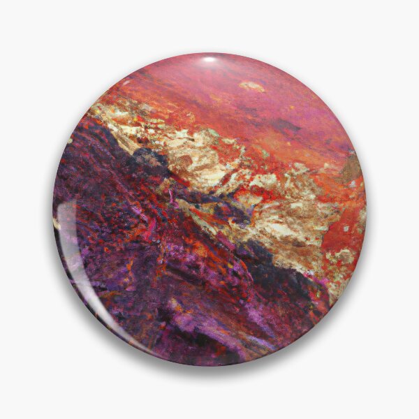 Item preview, Abstract Oil Painting - Color Field Art - Purple, Red and Gold designed and sold by Inomaly Art.