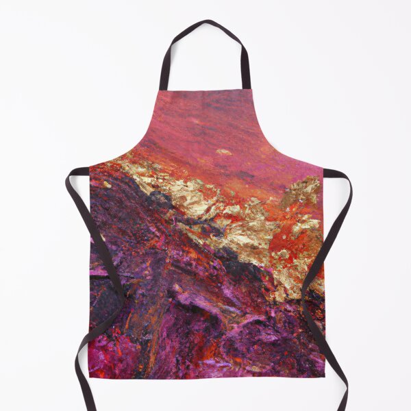 Item preview, Abstract Oil Painting - Color Field Art - Purple, Red and Gold designed and sold by Inomaly Art.