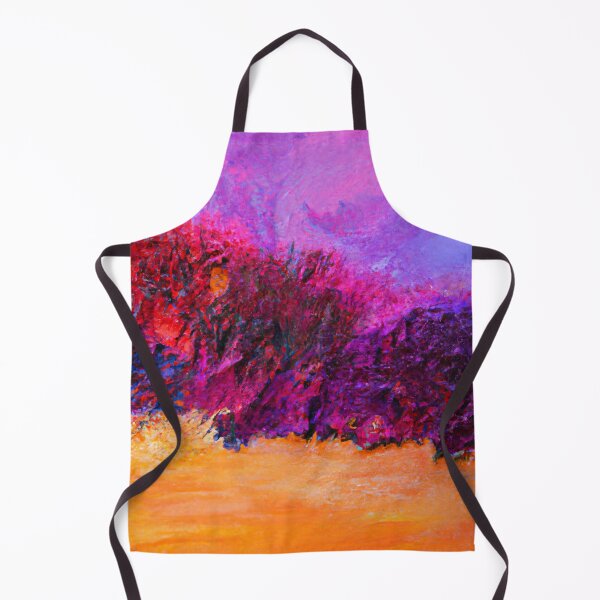 Item preview, Abstract Color Field Art - Rich Purple and Orange Oil Painting designed and sold by Inomaly Art.