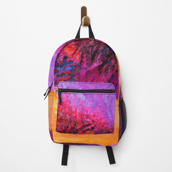 Item preview, Abstract Color Field Art - Rich Purple and Orange Oil Painting designed and sold by Inomaly Art.