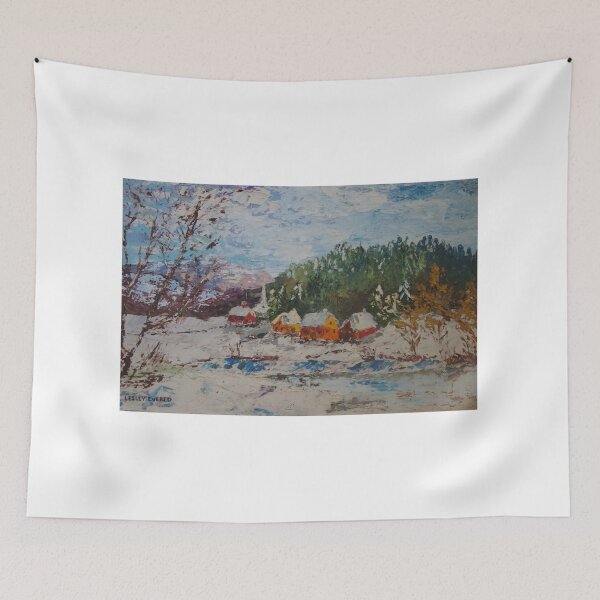 Item preview, Snow Scene - Oil Painting designed and sold by lezvee.