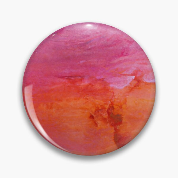 Item preview, Abstract Art - Color Field Painting - Pink and Orange Watercolour designed and sold by Inomaly Art.