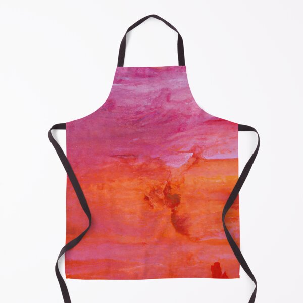 Item preview, Abstract Art - Color Field Painting - Pink and Orange Watercolour designed and sold by Inomaly Art.
