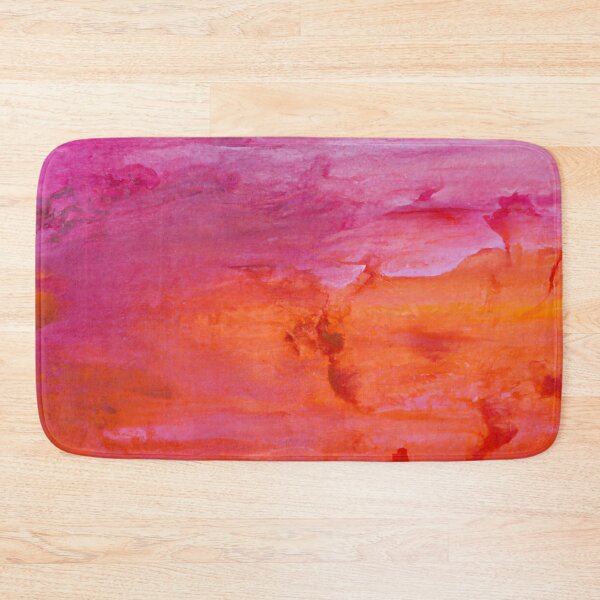 Item preview, Abstract Art - Color Field Painting - Pink and Orange Watercolour designed and sold by Inomaly Art.