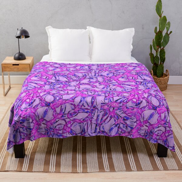 Item preview, Curls and Tangles Abstract Pattern Purples designed and sold by Karen Simon.