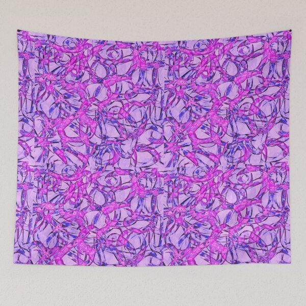 Item preview, Curls and Tangles Abstract Pattern Purples designed and sold by Karen Simon.