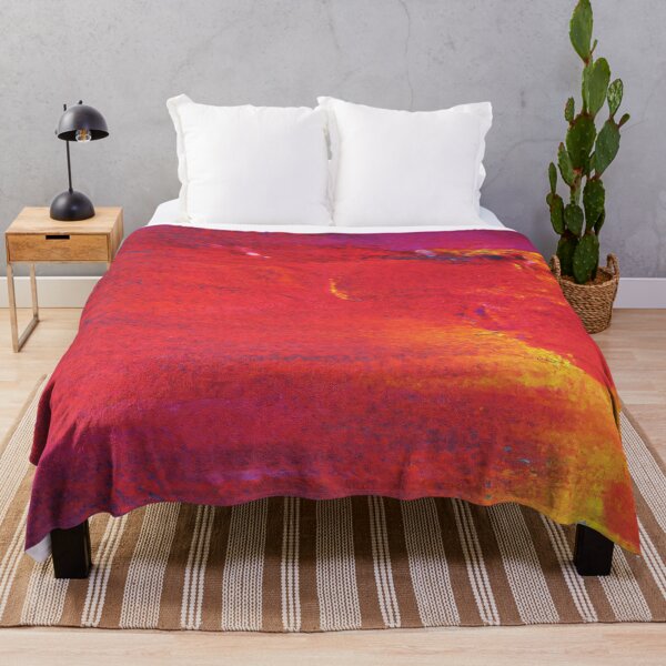 Item preview, Abstract art - Color Field - Rich Red and Orange designed and sold by Inomaly Art.