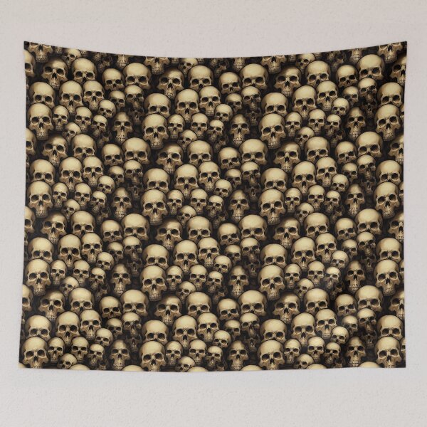 Item preview, Stacked skull heads  designed and sold by They-Call-Me-T.