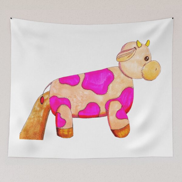 Item preview, Strawberry Cow Puppet designed and sold by Marian Hayes.