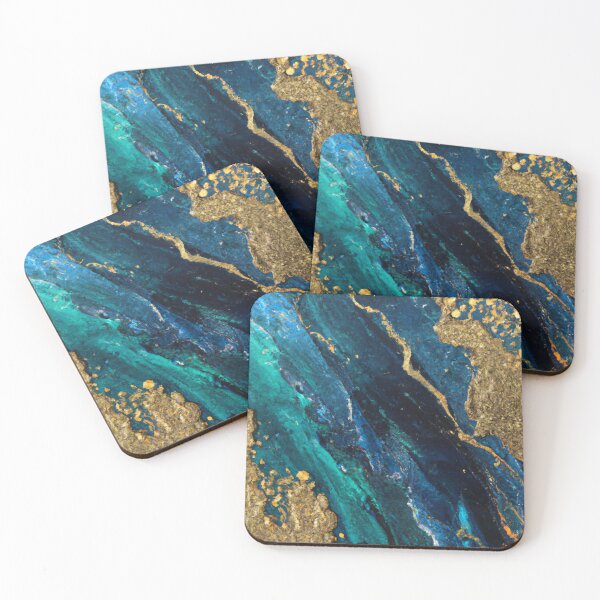 Item preview, Abstract art - Color Field - Jad with Gold designed and sold by Inomaly Art.