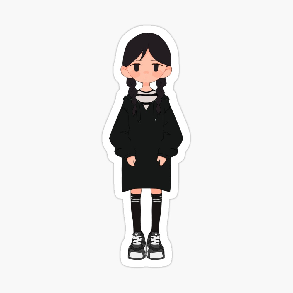 wednesday addams chibi