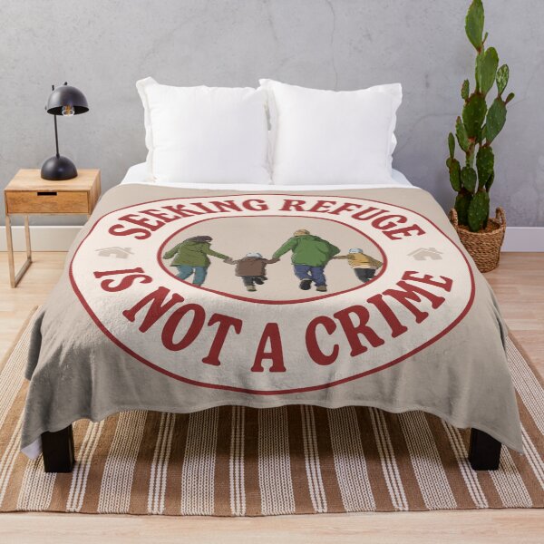 Item preview, Seeking Refuge Is Not A Crime designed and sold by Picket Club.
