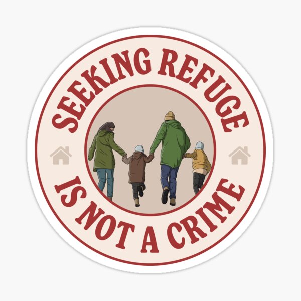 Item preview, Seeking Refuge Is Not A Crime designed and sold by SSFootball.