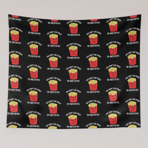 Item preview, You Don't Like Puns Fry And Stop Me Funny Fries Puns (Dark BG) designed and sold by punnybone.