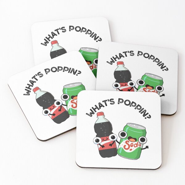 Item preview, What's Poppin Funny Soda Pop Puns  designed and sold by punnybone.