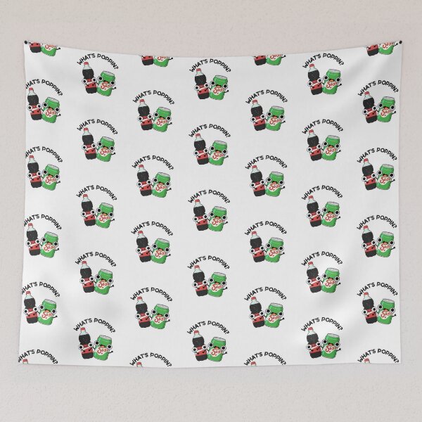 Item preview, What's Poppin Funny Soda Pop Puns  designed and sold by punnybone.