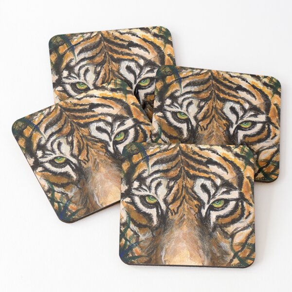 Item preview, The eye of the tiger original watercolor painting designed and sold by Gabrilla.