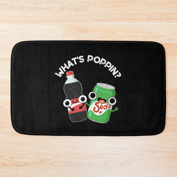 Item preview, What's Poppin Funny Soda Pop Puns (Dark BG) designed and sold by punnybone.