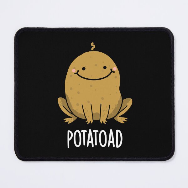 Item preview, Potatoad Funny Potato Toad Puns (Dark BG) designed and sold by punnybone.