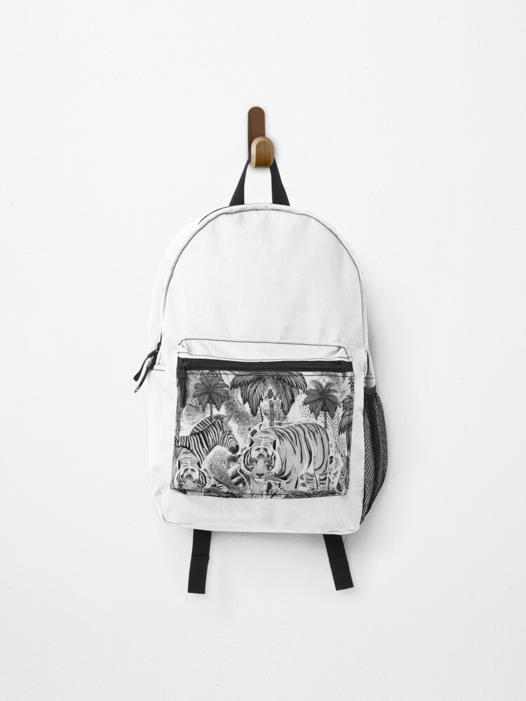 Thumbnail 1 of 3, Backpack, Tiger Pattern designed and sold by MarcSabuncu.