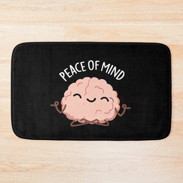 Item preview, Peace Of Mind Funny Brain Puns (Dark BG) designed and sold by punnybone.