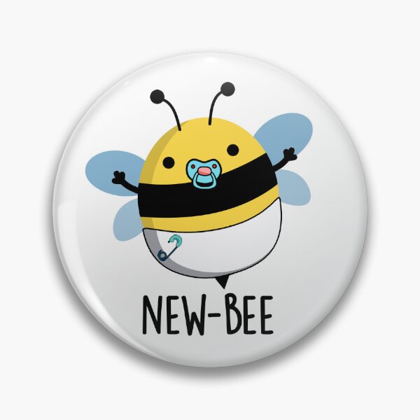 Item preview, New Bee Funny Bug Puns  designed and sold by punnybone.