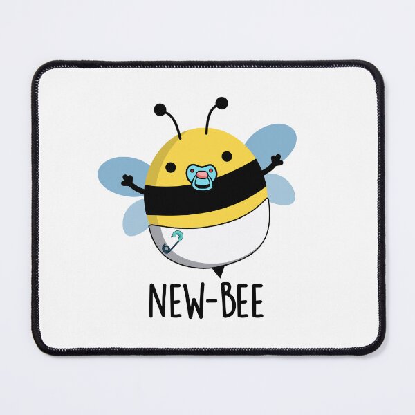 Item preview, New Bee Funny Bug Puns  designed and sold by punnybone.
