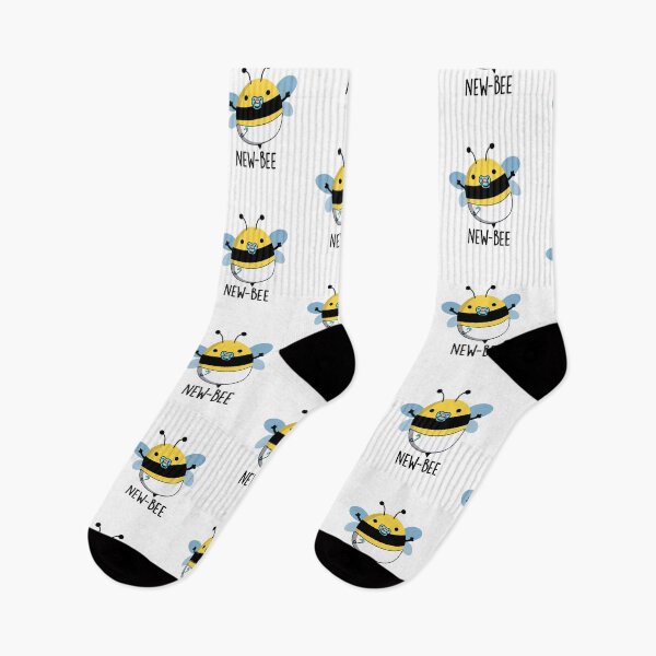 Item preview, New Bee Funny Bug Puns  designed and sold by punnybone.