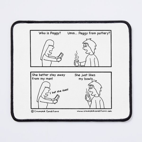 Item preview, Peggy from pottery designed and sold by Cramped Conditions.
