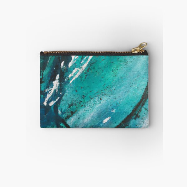 Item preview, Abstract art - Color Field - Teal, Green and White Paint designed and sold by Inomaly Art.