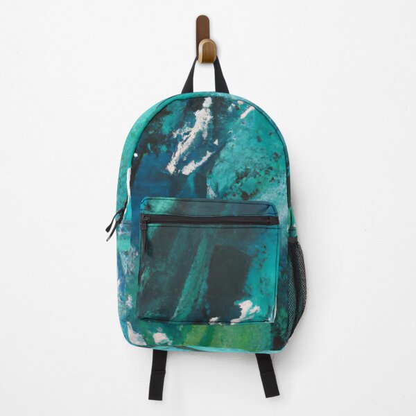 Item preview, Abstract art - Color Field - Teal, Green and White Paint designed and sold by Inomaly Art.