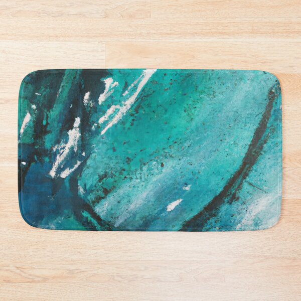 Item preview, Abstract art - Color Field - Teal, Green and White Paint designed and sold by Inomaly Art.